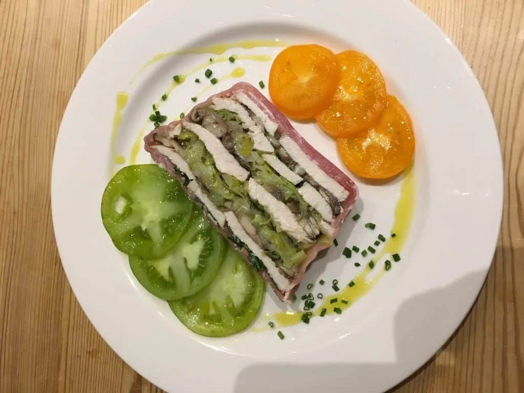 Chicken, Mushroom & Leek Terrine 
