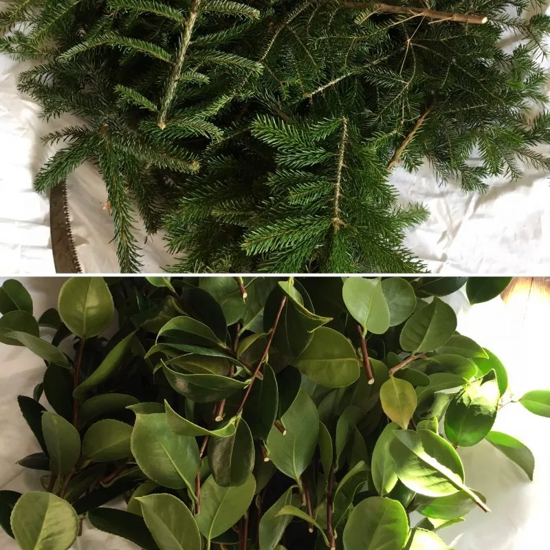 La Villa de Mazamet - creating a festive fireplace