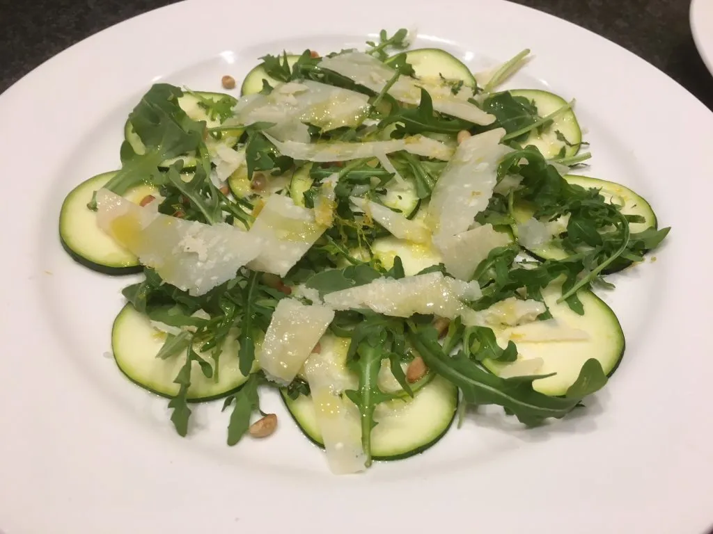 Carpaccio of Courgette