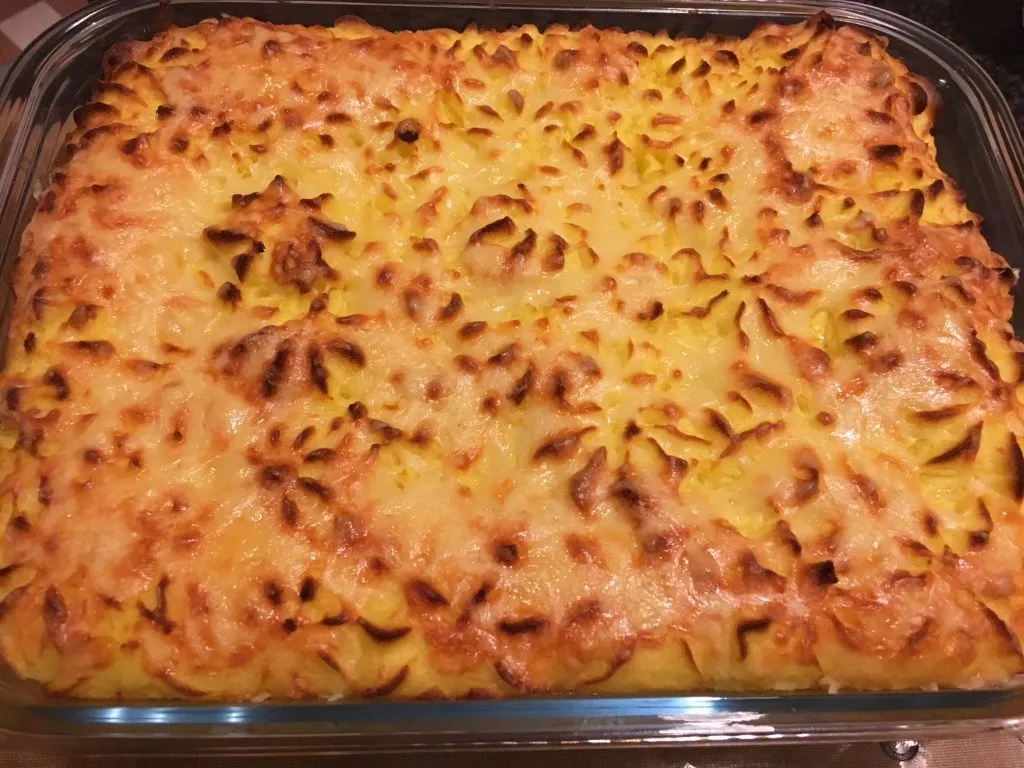 Fish pie ready to eat 