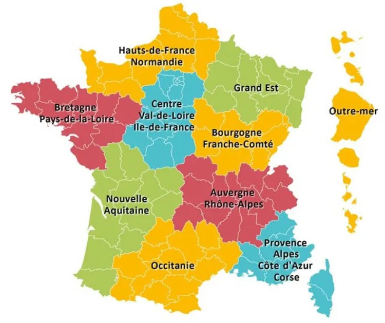 New Regions of France