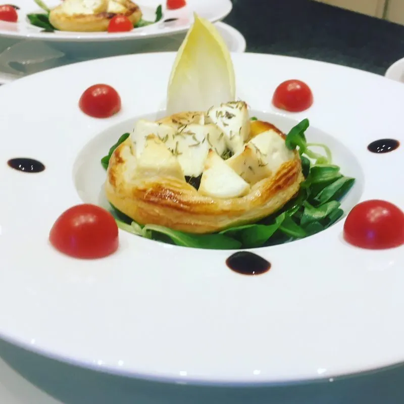 Goat Cheese Tartlet - La Villa de Mazamet
