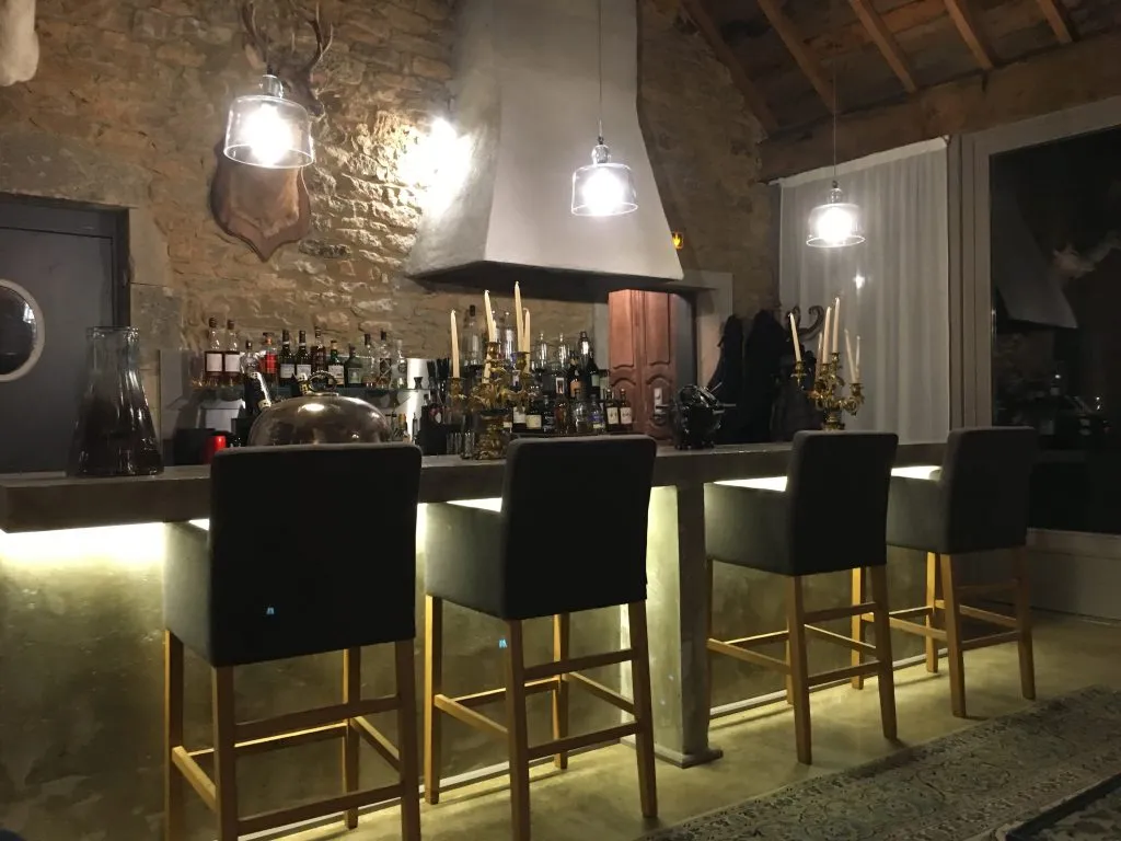 Piano Bar at Chateau de Labro