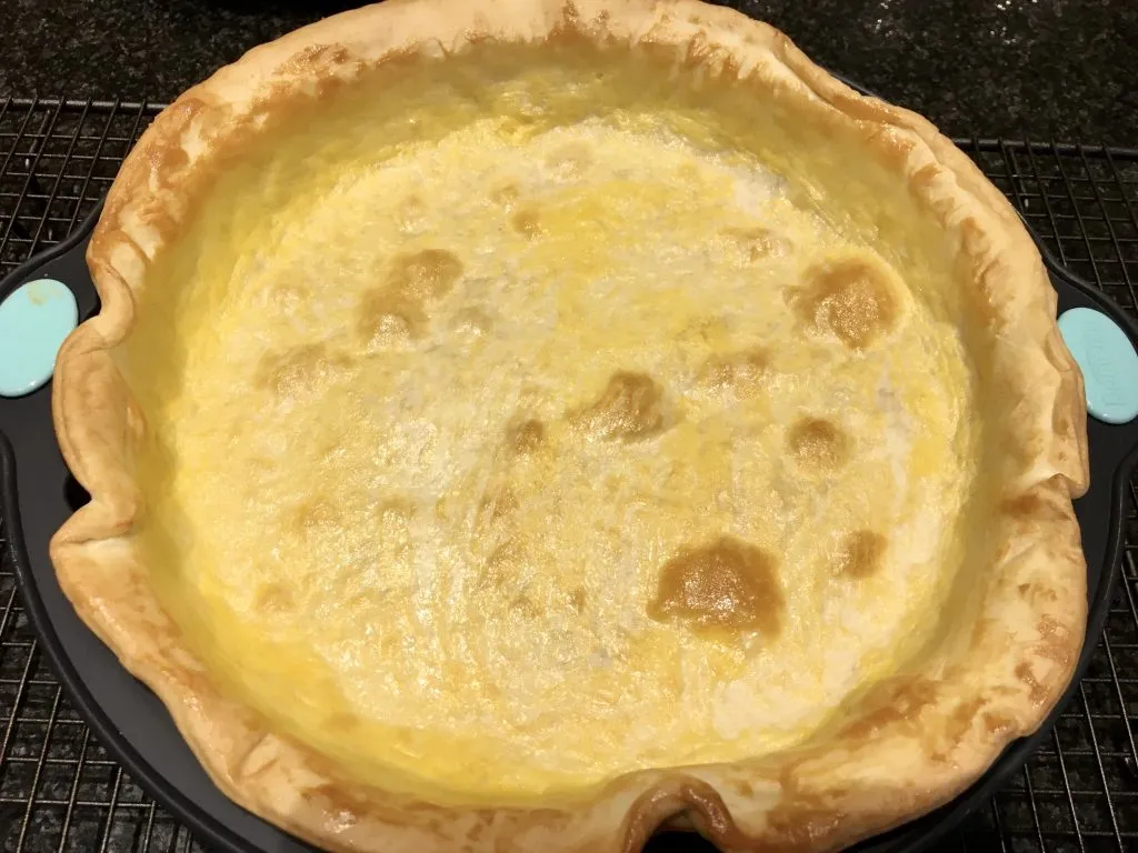Blind Baking Pastry for Quiche Lorraine