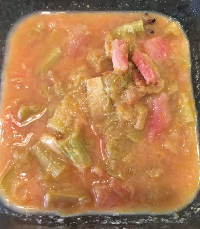 Rhubarb Sabayon