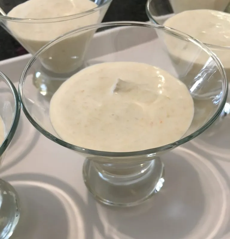 Rhubarb Sabayon