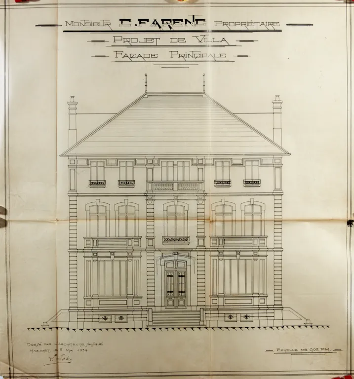 Projet architectural sur trois étages