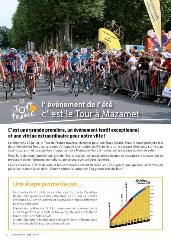 Le tour de france Mazamet 2018