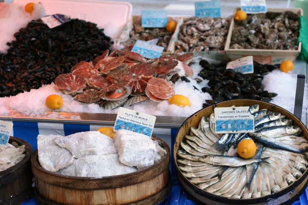 Fish Stall Mazamet Market 