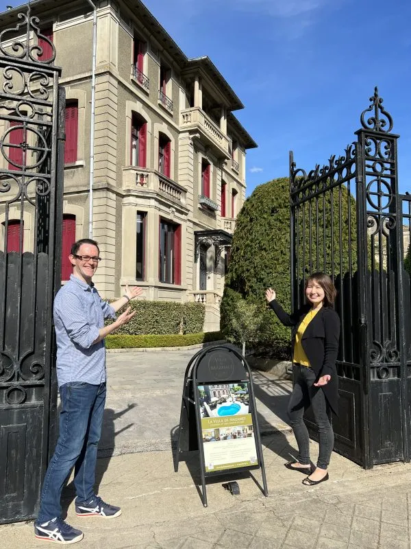 Your hosts Geoffrey and Janice welcome you at la Villa de Mazamet for the new 2025 season