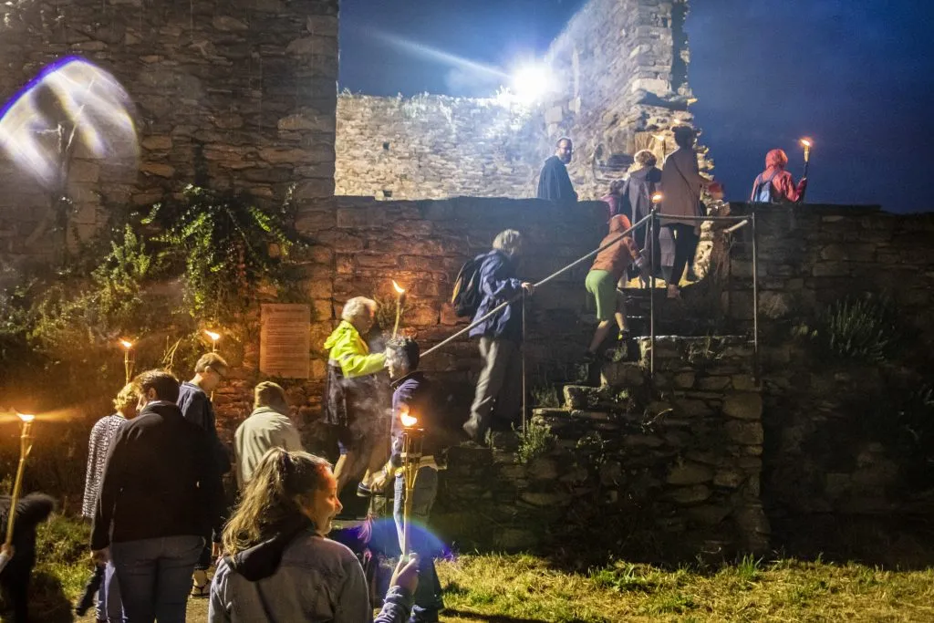procession aux flambeaux de Hautpoul