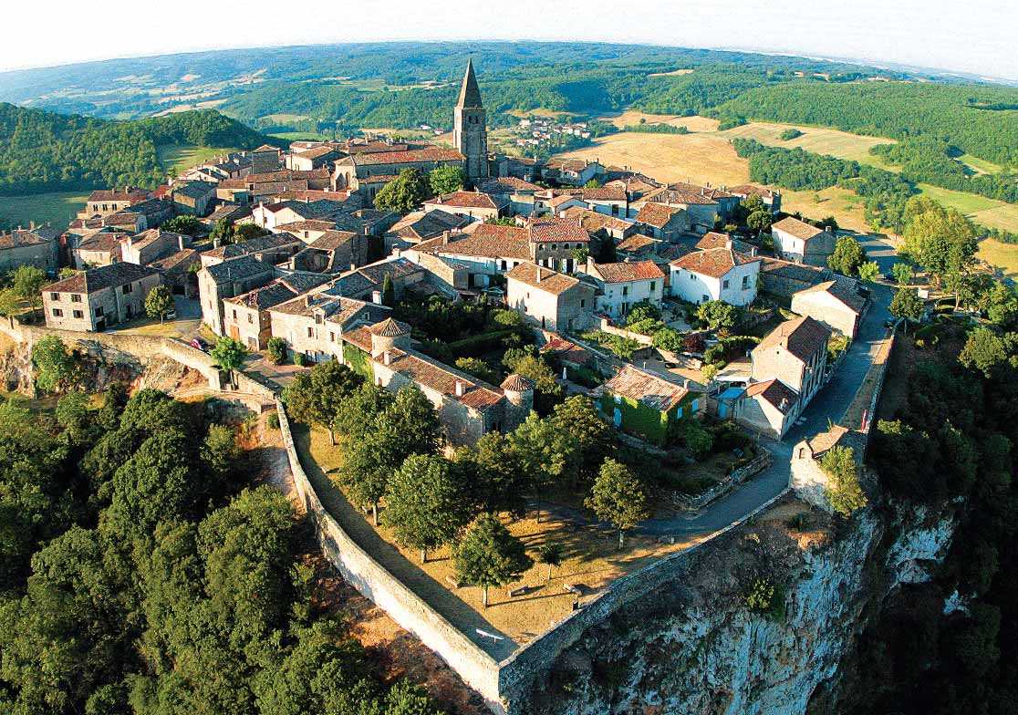 Medieval village of Puycelsi in the Tarn